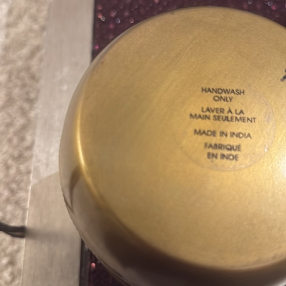 Set of two Indian Planter Pots 7x6, 7x5 Hammered Garden - Picture 4 of 4